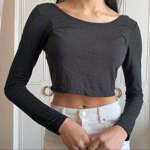 NOLLIE black crop top, M